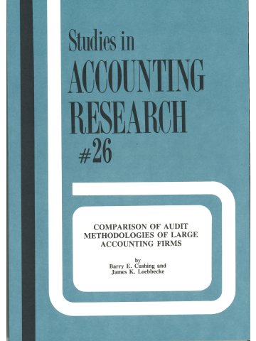 Cover of Comparison of Audit Methodologies of Large Accounting Firms