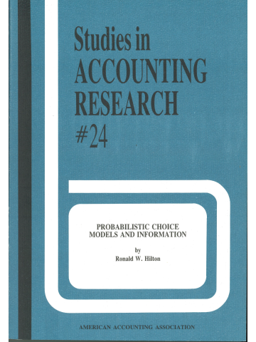 Cover of Probabilistic Choice Models and Information