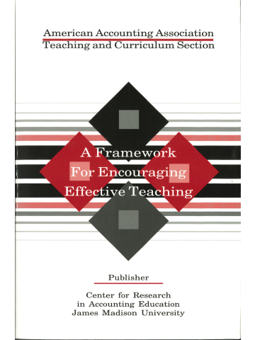 Cover of A Framework for Encouraging Effective Teaching