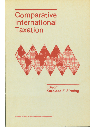 Cover of Comparative International Taxation