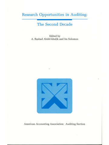 Cover of Research Opportunities in Auditing