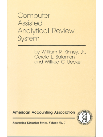 Cover of Computer Assisted Analytical Review System