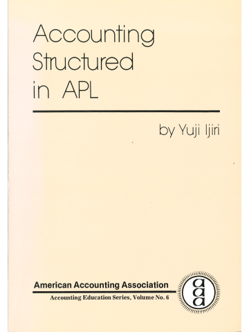 Cover of Accounting Structured in APL