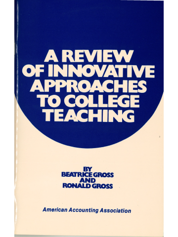 Cover of A Review of Innovative Approaches to College Teaching