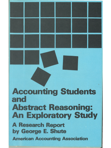 Cover of Accounting Students and Abstract Reasoning