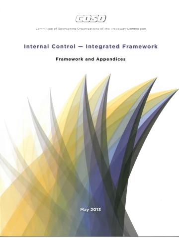 Cover of COSO Internal Control-Integrated Framework 